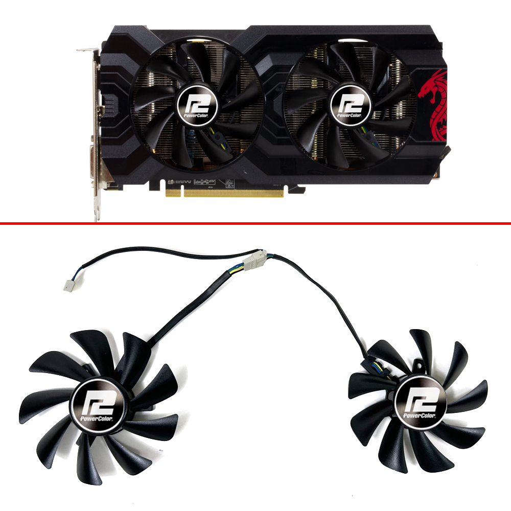 NEW Cooling Fan 85MM T129215SU - Rx 580 8Gb 2048Sp Gpu ulasan dan harga