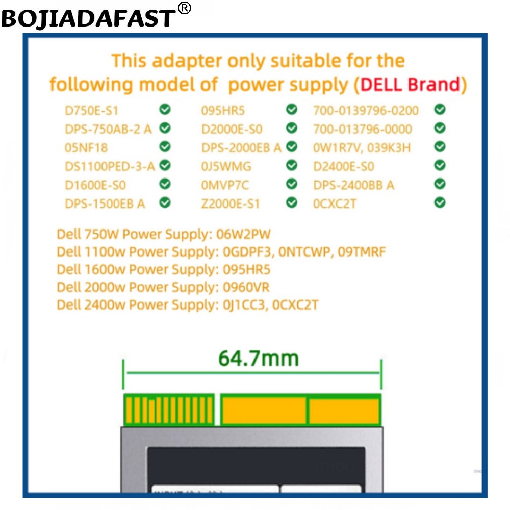 12 Ports PCIe 6Pin Connector B - 2400W Server Psu Breakout Board ulasan dan harga