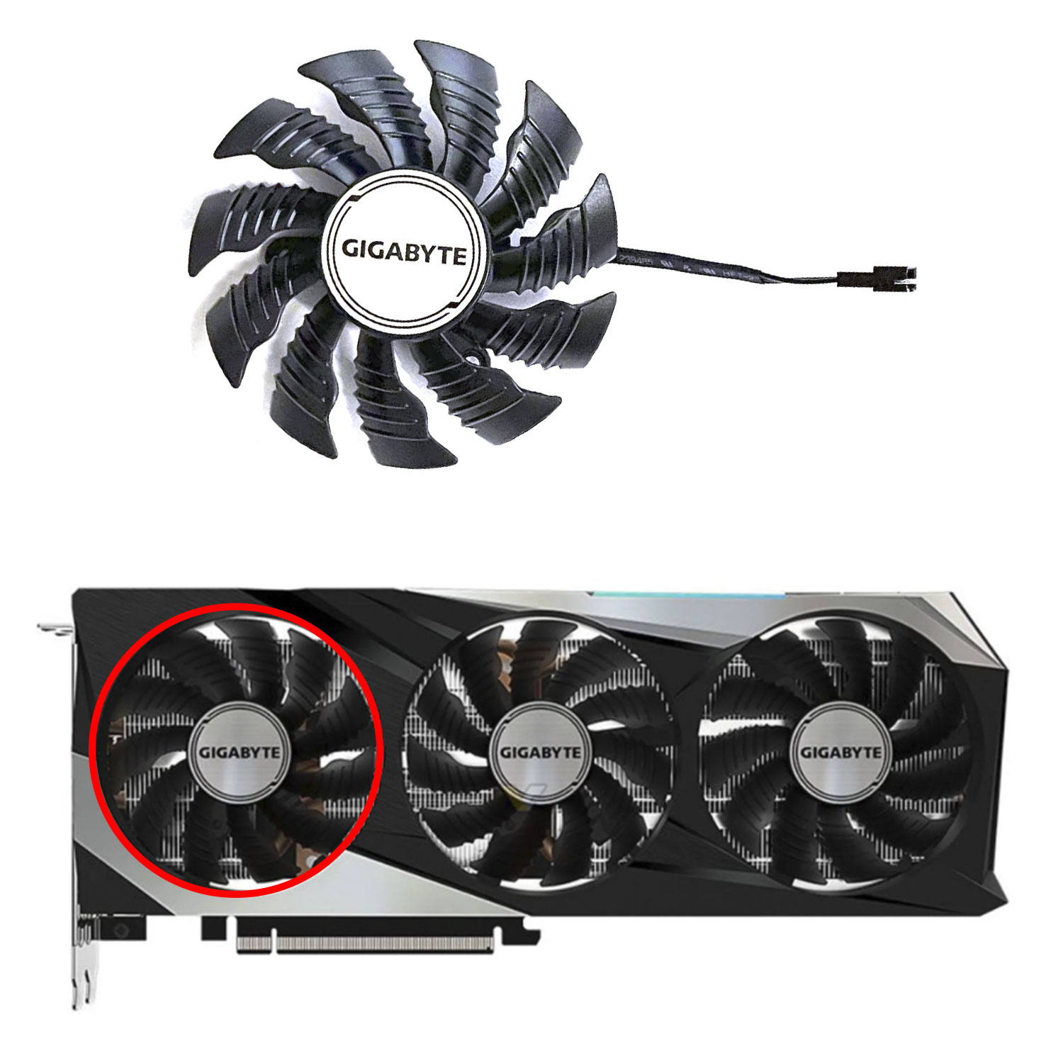 3 FAN Brand New 4PIN 85MM T129 - Rtx 3070 8Gb Graphics Card ulasan dan harga