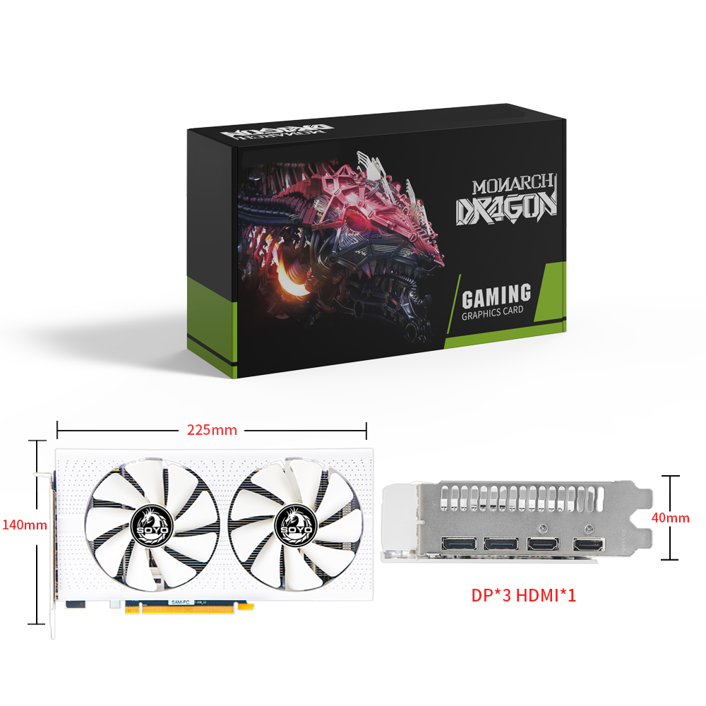 SOYO AMD Radeon RX580 8GB Grap - Rx 580 8Gb 2048Sp Gpu ulasan dan harga