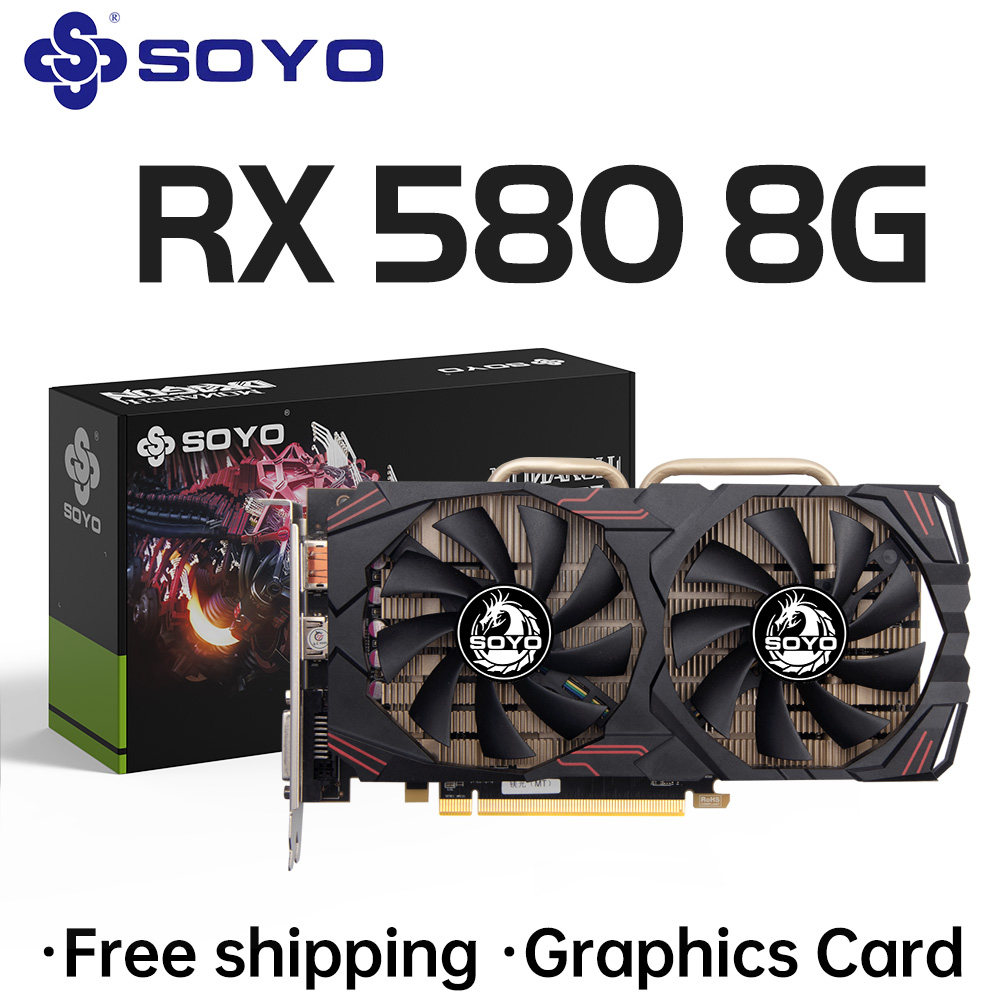 SOYO AMD Radeon RX580 8GB Grap - Rtx 3070 8Gb Graphics Card ulasan dan harga