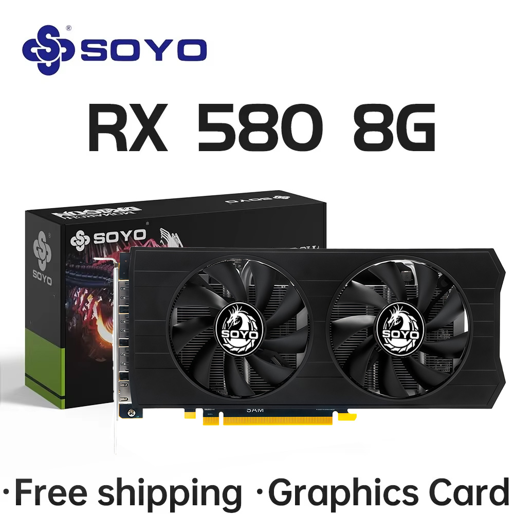 SOYO AMD Radeon RX580 8GB Grap - Rtx 3070 8Gb Graphics Card ulasan dan harga